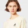 Aby bomulls-T-skjorte med logo Aby bomulls-T-skjorte med logo