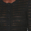 Ajaline kort strikket cardigan med åpent mønster Ajaline kort strikket cardigan med åpent mønster