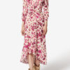 Albini lang kjole i stretch-silke med print Albini lang kjole i stretch-silke med print
