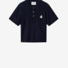 Althea polo i bomulls- og ullblanding med logo Althea polo i bomulls- og ullblanding med logo