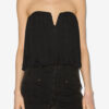 Amalia drapert jersey bustier-top Amalia drapert jersey bustier-top