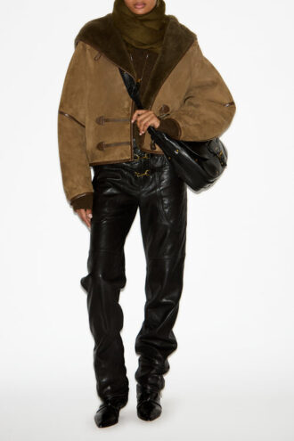 Amiel kort shearling-kåpe Amiel kort shearling-kåpe