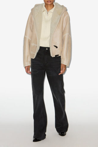 Amiel kort shearling-kåpe Amiel kort shearling-kåpe