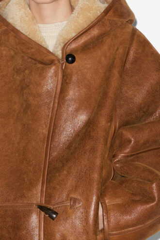 Amiel kort shearling-kåpe Amiel kort shearling-kåpe