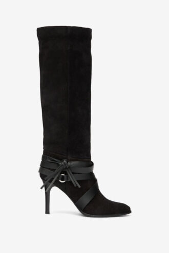 Analui Smidige støvler i semsket skinn