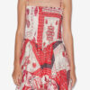 Anka smocked kjole i bomullsvoile med print Anka smocked kjole i bomullsvoile med print