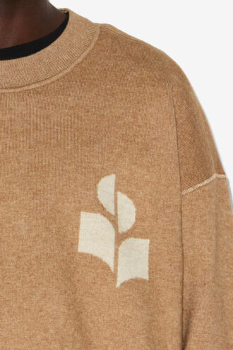 Atley bomulls- og ullgenser med logo