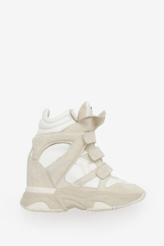 Balskee høye sneakers med kilehæl i skinn