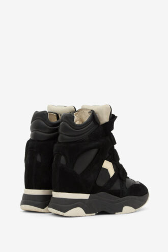 Balskee høye sneakers med kilehæl i skinn