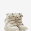 Balskee høye sneakers med kilehæl i skinn