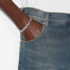 Be Happy Detaljert armbånd i messing Be Happy Detaljert armbånd i messing