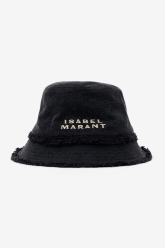 Bergen bomullsbuckethatt med logo