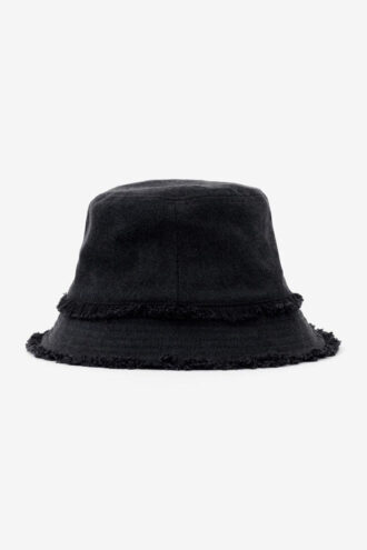 Bergen bomullsbuckethatt med logo