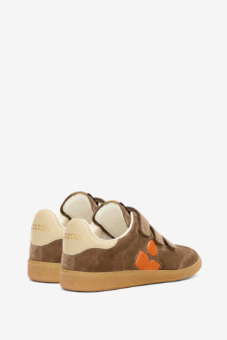 Beth lave sneakers i ruskind og kalveskinn