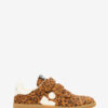 Beth lave sneakers i trykt semsket kalveskinn
