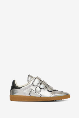 Beth lavtoppede skinnsneakers