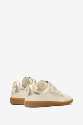 Beth lavtoppede skinnsneakers