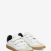 Beth lavtoppede skinnsneakers