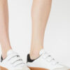 Beth lavtoppede skinnsneakers