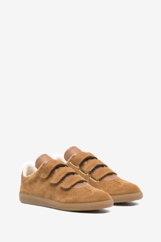 Beth lavtoppede sneakers i ruskind og skinn