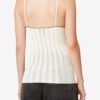 Bomulls- og silketrikotert tank-top India Bomulls- og silketrikotert tank-top India