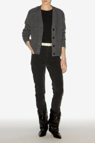 Brat cardigan i ull og kashmir