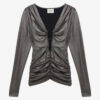Buffy drapert metallisk topp Buffy drapert metallisk topp