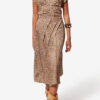Cacia blomstret silke-jacquard underskjørt Cacia blomstret silke-jacquard underskjørt