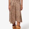 Cacia blomstret silke-jacquard underskjørt Cacia blomstret silke-jacquard underskjørt