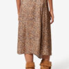 Cacia blomstret silke-jacquard underskjørt Cacia blomstret silke-jacquard underskjørt
