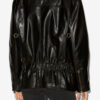 Caitlyn skinnjakke i bikerstil