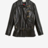 Caitlyn skinnjakke i bikerstil