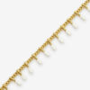Casablanca armbånd i messing med gullfinish Casablanca armbånd i messing med gullfinish