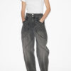 Catarina denimjeans med quiltede detaljer