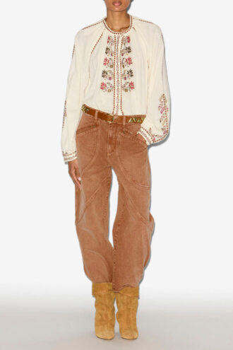 Catarina denimjeans med synlige sømmer Catarina denimjeans med synlige sømmer
