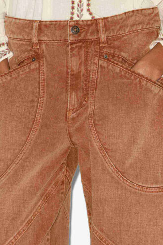 Catarina denimjeans med synlige sømmer Catarina denimjeans med synlige sømmer