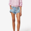 Christa bomullsbluse med volanger Christa bomullsbluse med volanger