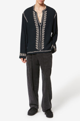 Cizalie brodert bomullsbluse Cizalie brodert bomullsbluse