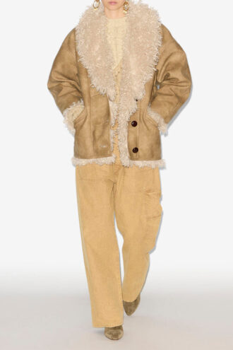 Clea Faux Shearling-kåpe
