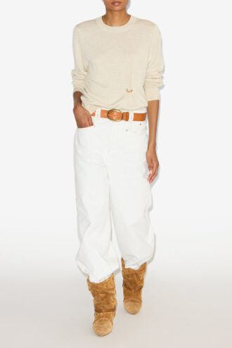 Cosima drapert strikkegenser Cosima drapert strikkegenser