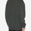 Curtis cardigan i ull og bomull med logo