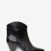 Darizo høyhælte cowboyboots i skinn