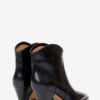 Darizo høyhælte cowboyboots i skinn