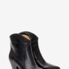 Darizo høyhælte cowboyboots i skinn