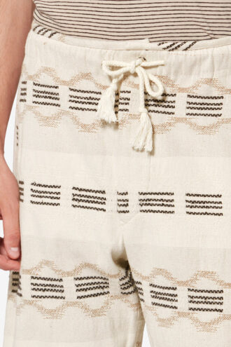 Deliann bølget jacquard-shorts