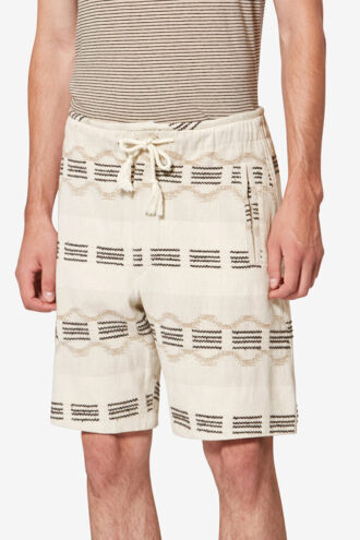 Deliann bølget jacquard-shorts