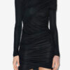 Denise kort drapert jerseykjole Denise kort drapert jerseykjole