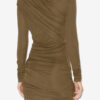 Denise kort drapert jerseykjole Denise kort drapert jerseykjole