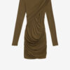 Denise kort drapert jerseykjole Denise kort drapert jerseykjole