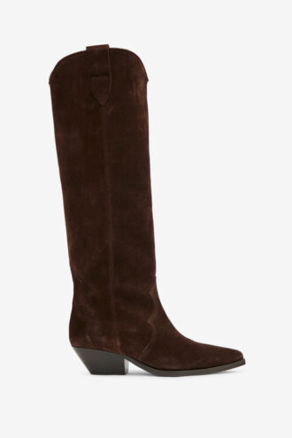 Denvee Cowboyboots i semsket kalveskinn